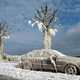 Illustration for article titled These alien-looking ice sculptures formed all on their own